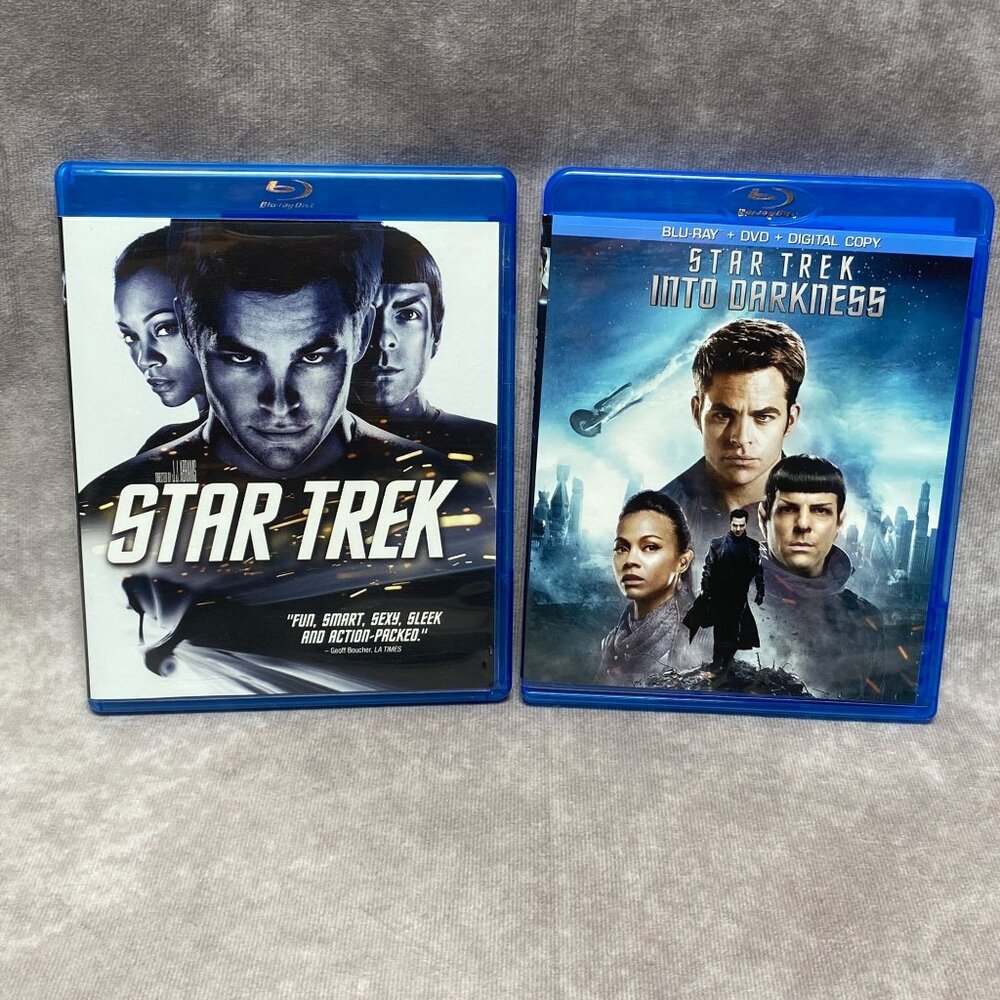 Star Trek & Star Trek Into Darkness Blu-Ray DVD Set